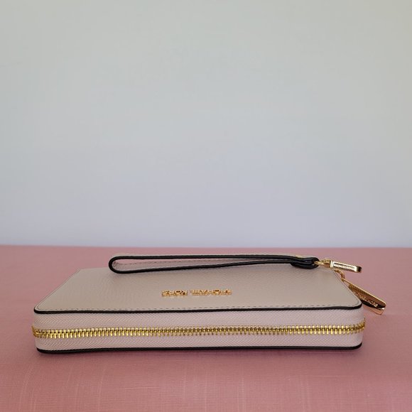 MICHAEL KORS Jet Set Travel Large Continental Leather Wallet-Powder Blush🎈⭐$128 - Picture 10 of 16